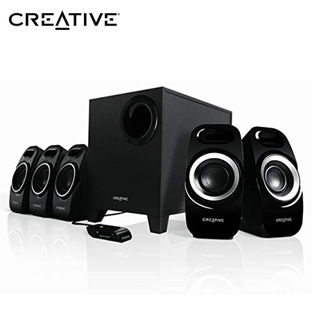 PARLANTE CREATIVE INSPIRE T6300 5.1 57W BLACK (PN 51MF4115AA001)